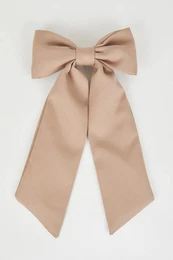 Beige Ribbon Bowknot