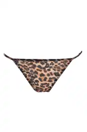 Fall in Love Leopard Patterned Tulle Slip Panties