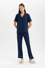 Fall In Love Regular Fit Short Sleeve Pajama Set