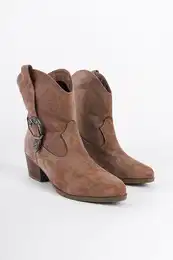 Suede Pull-On Women's Cowboy Boots