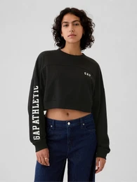 Crop mikina s logem - Dmsk
