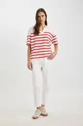 Paperbag Pocketed Paperbag Waist Standard Leg Gabardine Trousers