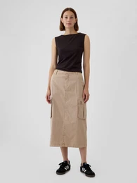 Midi sukn s kapsami Utility Cargo - Dmsk