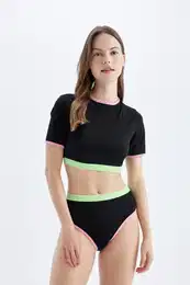 Fall In Love Regular Fit Surf Bikini Bottom