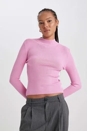 Slim Fit Half Turtleneck Sweater