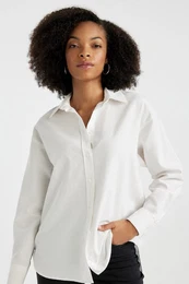 Oversize Wide Fit Oxford Long Sleeve Shirt