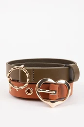 Women's Faux Leather Classic Belt