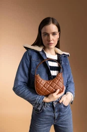 Women's Faux Leather Shoulder Bag