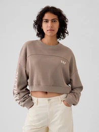 Crop mikina s logem - Dmsk