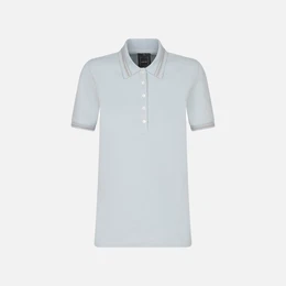 Light blue women's polo shirt Polo - Women