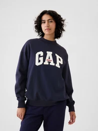 Oversize sweatshirt with logo - Women's