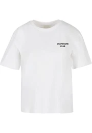 Women's T-shirt The Champagne Club white