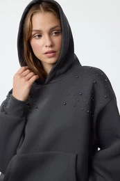 Anthracite Knitted Sweatshirt