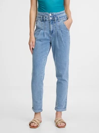 Light Blue Women's Mom Jeans - Women's