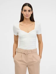 Cream women's short-sleeved T-shirt - Women's