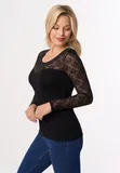 3/4 rokavi Čipkaste Bluze za dame image