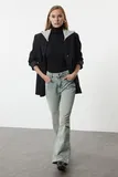 Zelene culotte traperice bootcut/trapezice image