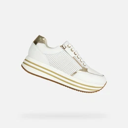 White women's sneakers Kency - Women's