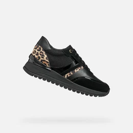 Black women's sneakers Desya - Women's