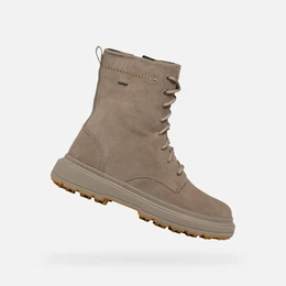 Beige women's ankle boots Lamidie + Grip Abx - Women's