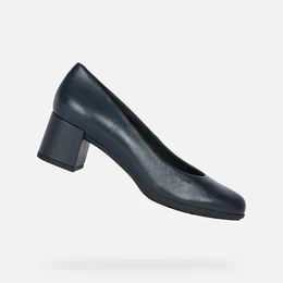 Dark blue women's pumps New Annya Mid - Women's