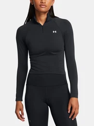 Women's T-Shirt Vanish Seamless 1/4 Zip Crop - Women