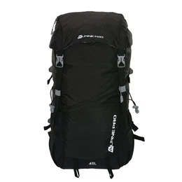 Outdoor backpack with raincoat 45l LESEBE black