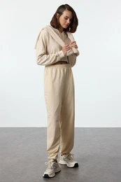 Stone Loose Jogger Thin Knitted Sweatpants