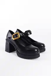 High Heel Buckled Mary Jane Women's Shoes