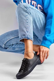 Dmsk tenisky z ekologick ke s ernou podrkou