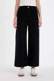 Crop Wide Leg High Waist Short Wide Leg Jeans