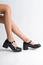 Stone Buckled Mary Jane Women's Shoes