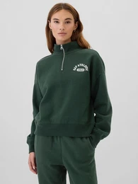 Oversize sweatshirt with logo - Women's