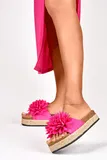 Pink Espadrile mule image