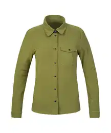 Women's warm fleece shirt BEA olive branch