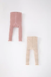 Baby Girl 2-pack Socks Tights