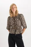 Leopard Bluza s Pentljo za dame image