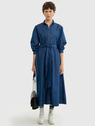 Woman's Denim Dress Dress 340220 475 Medium Denim