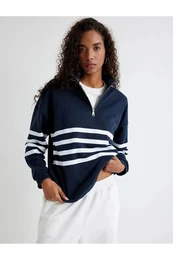 Women's Sweatshirt Navy Blue