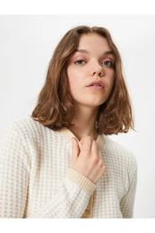 Knitwear Cardigan Crew Neck Pocket Detailed Buttoned Long Sleeve