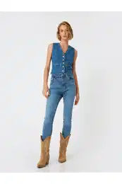 High Waist Jeans Skinny Push Up Fit - Skinny Jeans