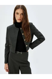 Anthracite Plaid Women's Jacket