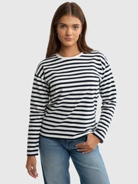 Woman's T-shirt Ls 180072 100