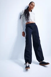Parachute High Waist Standard Length Pants