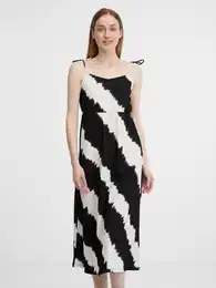 Black and white women's dress - Women's