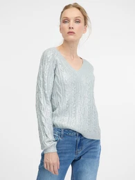 Silver women's sweater - Women's