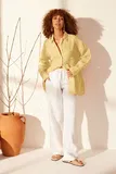 Rumena Dolga Bluza za dame image