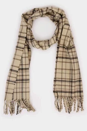 Men's Plaid Woven Scarf