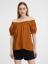 Brown women's blouse - Women's