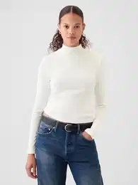 Ribbed crop t-shirt - Women's